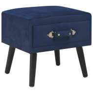 vidaXL Nočný stolík modrý 40x35x40 cm zamatový - cena, porovnanie