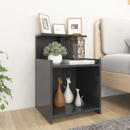 vidaXL Nočný stolík sivý 40x35x60 cm drevotrieska - cena, porovnanie