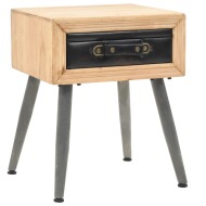 vidaXL Nočný stolík z jedľového dreva 43x38x50 cm - cena, porovnanie