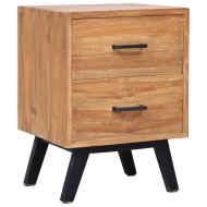 vidaXL Nočný stolík 40x35x55 cm masívne teakové drevo - cena, porovnanie