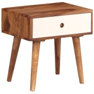 vidaXL Nočný stolík 45x30x45 cm masívne sheeshamové drevo - cena, porovnanie