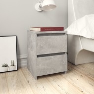 vidaXL Nočný stolík betónovo-sivý 30x30x40 cm drevotrieska - cena, porovnanie