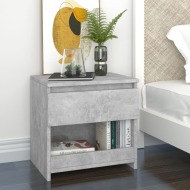 vidaXL Nočný stolík betónovo-sivý 40x30x39 cm drevotrieska - cena, porovnanie