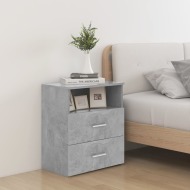 vidaXL Nočný stolík betónovo-sivý 50x32x60 cm - cena, porovnanie