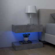vidaXL Nočný stolík betónovo-sivý 60x35 cm drevotrieska - cena, porovnanie