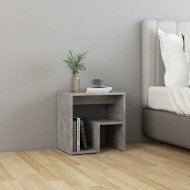 vidaXL Nočný stolík betónový sivý 40x30x40 cm drevotrieska - cena, porovnanie