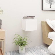vidaXL Nočný stolík biely 30,5x30x30 cm drevotrieska - cena, porovnanie