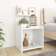 vidaXL Nočný stolík biely 40x35x60 cm drevotrieska - cena, porovnanie