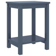 vidaXL Nočný stolík bledosivý 35x30x47 cm borovicový masív - cena, porovnanie
