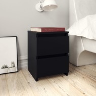 vidaXL Nočný stolík čierny 30x30x40 cm drevotrieska - cena, porovnanie