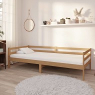 vidaXL Denná posteľ medovo-hnedý borovicový masív 90x200 cm