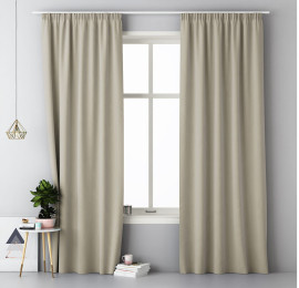 Room99 Záves Aura Beige - 140x250 cm