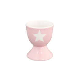 Krasilnikoff Porcelánový stojan na vajíčko Pink Stars