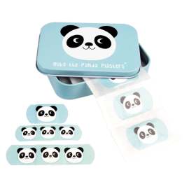 Rex Detské náplaste v plechovej krabičke s pandou