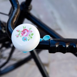Rex Kovový zvonček na bicykel s motívom ruží