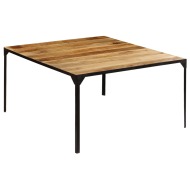 vidaXL Jedálenský stôl 140x140x76 cm, mangový masív - cena, porovnanie