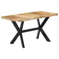 vidaXL Jedálenský stôl 140x70x75 cm masívne mangovníkové drevo - cena, porovnanie