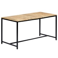 vidaXL Jedálenský stôl 140x70x75 cm surové masívne mangovníkové drevo - cena, porovnanie
