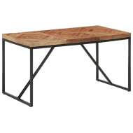 vidaXL Jedálenský stôl 140x70x76 cm akáciový a mangovníkový masív - cena, porovnanie