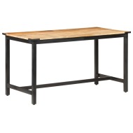 vidaXL Jedálenský stôl 140x70x76 cm, surový mangový masív - cena, porovnanie