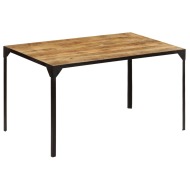 vidaXL Jedálenský stôl 140x80x76 cm, mangový masív - cena, porovnanie