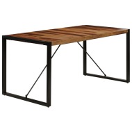 vidaXL Jedálenský stôl 160x80x75 cm, drevený masív sheesham - cena, porovnanie