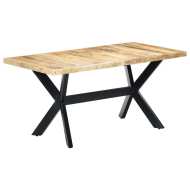 vidaXL Jedálenský stôl 160x80x75 cm masívne surové mangovníkové drevo - cena, porovnanie