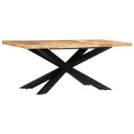 vidaXL Jedálenský stôl 180x90x76 cm surový mangovníkový masív - cena, porovnanie