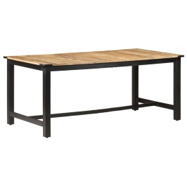 vidaXL Jedálenský stôl 180x90x76 cm, surový mangový masív
