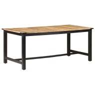 vidaXL Jedálenský stôl 180x90x76 cm, surový mangový masív - cena, porovnanie