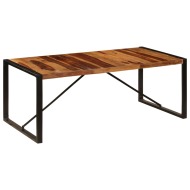 vidaXL Jedálenský stôl 200x100x75 cm, drevený masív sheesham - cena, porovnanie