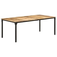 vidaXL Jedálenský stôl 200x100x76 cm surové mangové drevo - cena, porovnanie