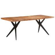 vidaXL Jedálenský stôl 200x90x76 cm akáciový masív - cena, porovnanie