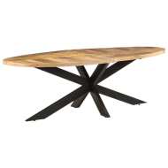 vidaXL Jedálenský stôl 240x100x75 cm surové mangovníkové drevo - cena, porovnanie