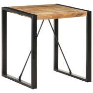 vidaXL Jedálenský stôl 70x70x75 cm, surový mangový masív - cena, porovnanie