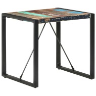 vidaXL Jedálenský stôl 80x80x75 cm, recyklovaný masív - cena, porovnanie