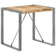 vidaXL Jedálenský stôl 80x80x75 cm, surové mangové drevo - cena, porovnanie