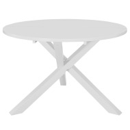 vidaXL Jedálenský stôl, biely 120x75 cm, MDF - cena, porovnanie