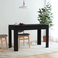 vidaXL Jedálenský stôl, čierny 120x60x76 cm, drevotrieska - cena, porovnanie