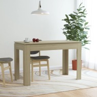 vidaXL Jedálenský stôl, dub sonoma 120x60x76 cm, drevotrieska - cena, porovnanie