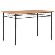 vidaXL Jedálenský stôl hnedý 120 x 70 x 75 cm MDF - cena, porovnanie