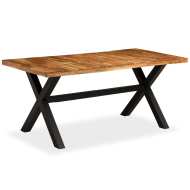 vidaXL Jedálenský stôl, masívne akáciové a mangovníkové drevo, 180x90x76 cm - cena, porovnanie