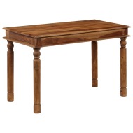 vidaXL Jedálenský stôl masívne sheeshamové drevo 120x60x77 cm - cena, porovnanie