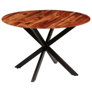 vidaXL Jedálenský stôl, masívne sheeshamové drevo 120x77 cm - cena, porovnanie