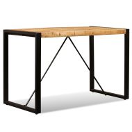 vidaXL Jedálenský stôl, masívne surové mangovníkové drevo, 120 cm - cena, porovnanie