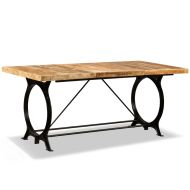 vidaXL Jedálenský stôl, masívne surové mangovníkové drevo, 180 cm - cena, porovnanie