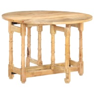 vidaXL  Jedálenský stôl okrúhly 110x76 cm mangový masív - cena, porovnanie