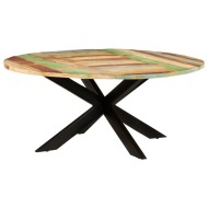 vidaXL  Jedálenský stôl okrúhly 175x75 cm masívne recyklované drevo - cena, porovnanie