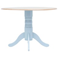 vidaXL Jedálenský stôl sivý a hnedý 106 cm masívne kaučukovníkové drevo - cena, porovnanie