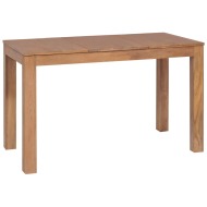 vidaXL Jedálenský stôl, tíkový masív s prirodným povrchom 120x60x76 cm - cena, porovnanie